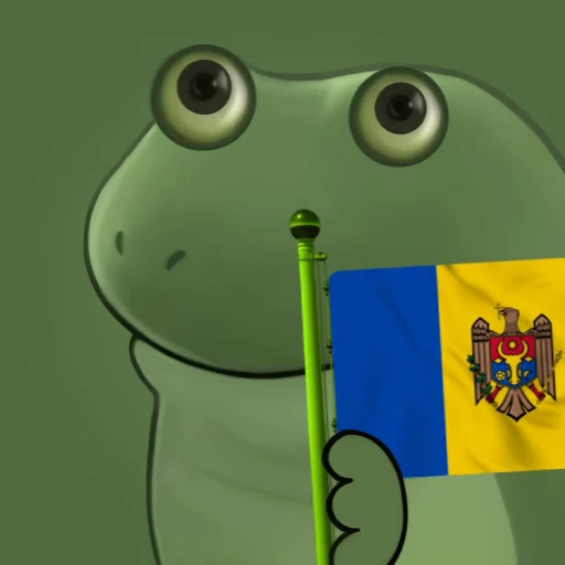 🇲🇩 Стикер «frogs» для Telegram