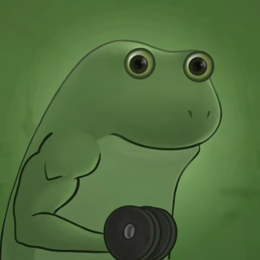 💪 Стикер «frogs» для Telegram