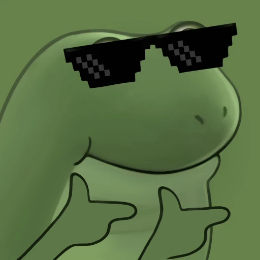 😎 Стикер «frogs» для Telegram
