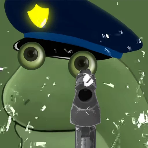 👮‍♀️ Стикер «frogs» для Telegram