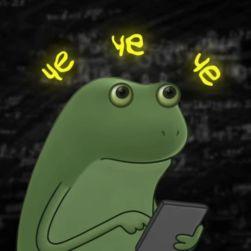 🤔 Стикер «frogs» для Telegram