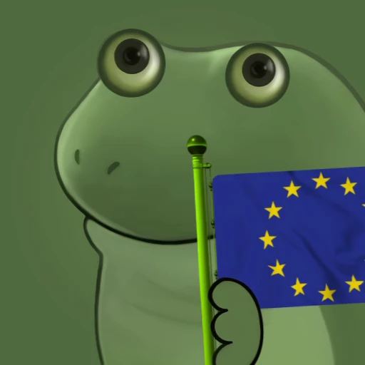 🇪🇺 Стикер «frogs» для Telegram