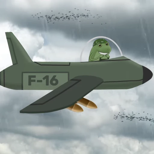 🛫 Стикер «frogs» для Telegram