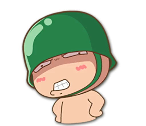 😠 Стикер «Artillery Man /» для Telegram