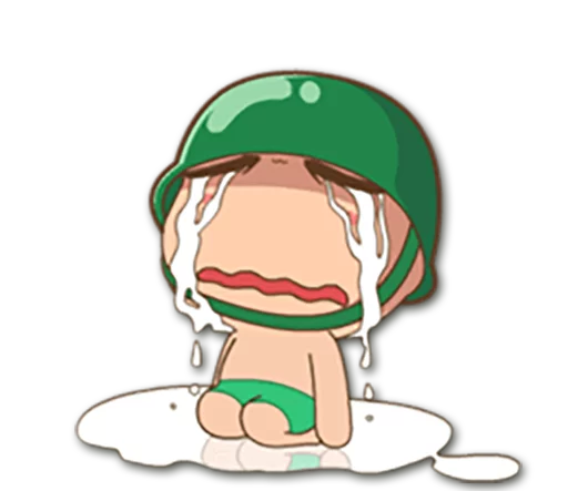 😭 Стикер «Artillery Man /» для Telegram