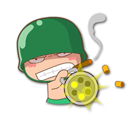 💣 Стикер «Artillery Man /» для Telegram
