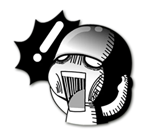 😱 Стикер «Artillery Man /» для Telegram