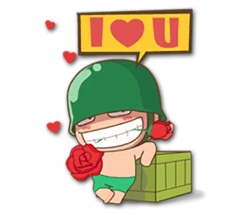 🌹 Стикер «Artillery Man /» для Telegram