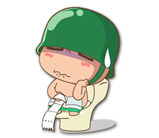 🚽 Стикер «Artillery Man /» для Telegram
