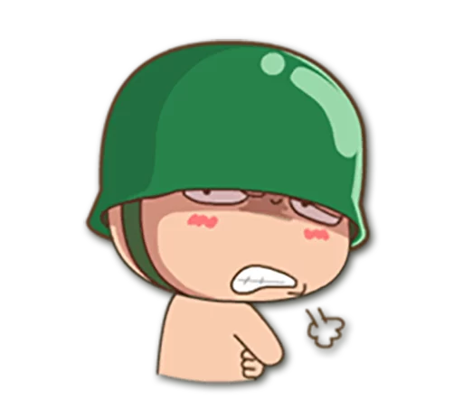 😤 Стикер «Artillery Man /» для Telegram