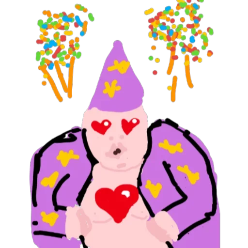 😉 Стикер «Art magic» для Telegram