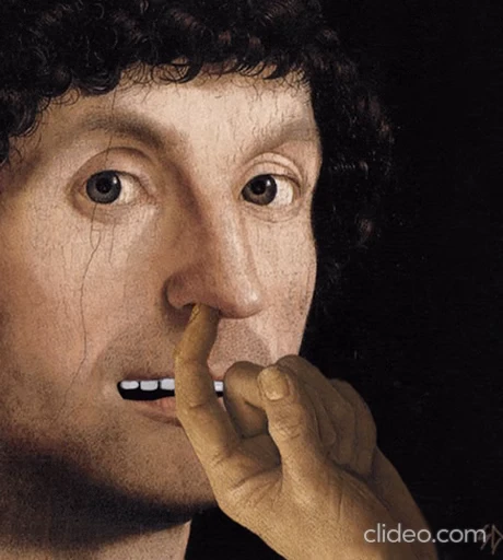 👃 Стикер «Art n.3» для Telegram