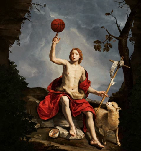 🏀 Стикер «Art n.4» для Telegram