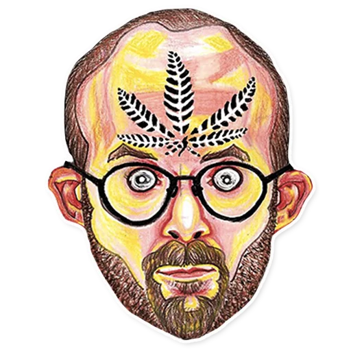 🤓 Стикер «Искусство? больше работ в» для Telegram