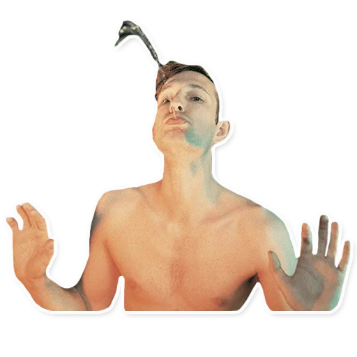 ✌ Стикер «Искусство? больше работ в» для Telegram