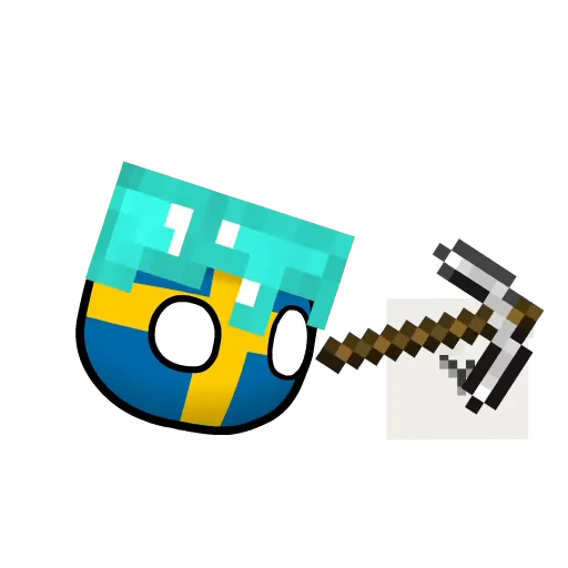 ⛏ Стикер «Art&;s Countryballs» для Telegram
