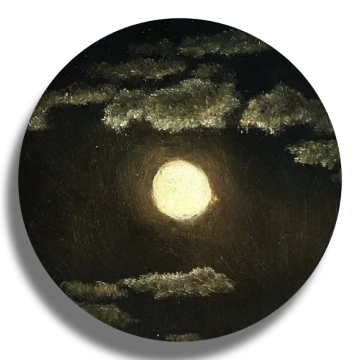 🌔 Стикер «Арт пространство» для Telegram