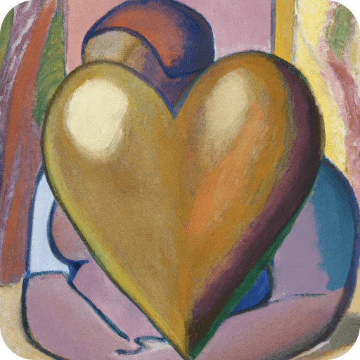 🫶 Стикер «AI x Gauguin style» для Telegram