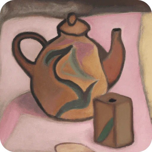 🫖 Стикер «AI x Gauguin style» для Telegram
