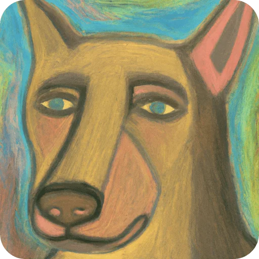 🥲 Стикер «AI x Gauguin style» для Telegram