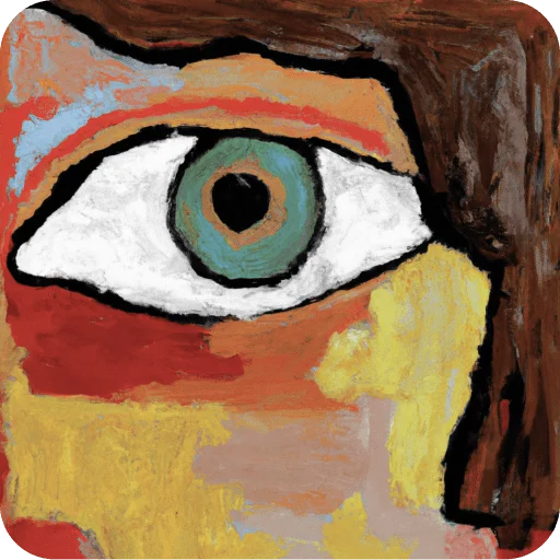 👁 Стикер «AI x Gauguin style» для Telegram