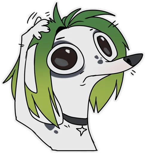 🧐 Стикер «Arya the dog» для Telegram