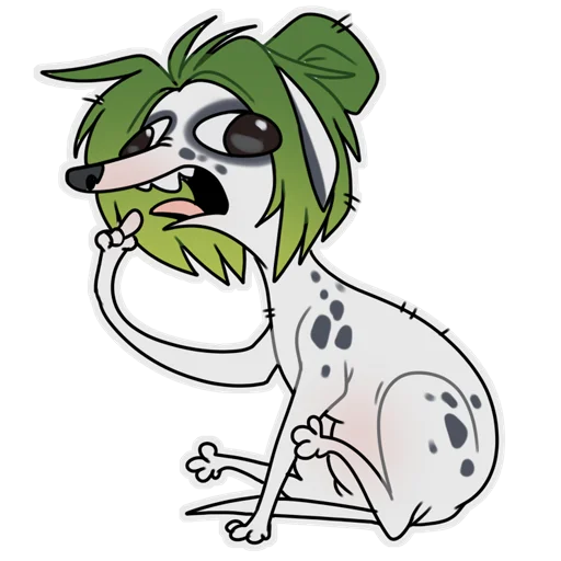 Стикерпак Arya the dog для Telegram