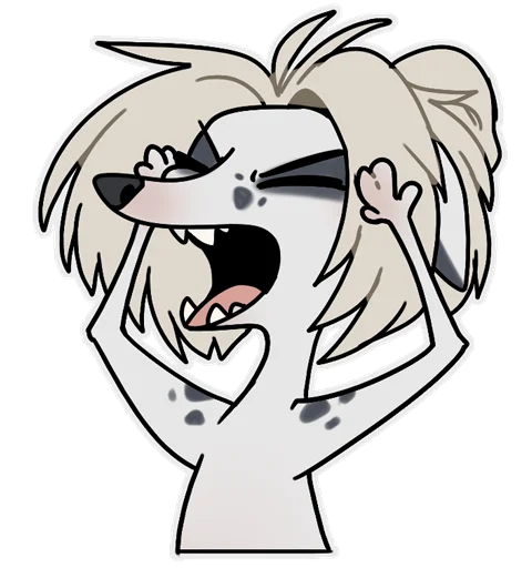 😱 Стикер «Arya the dog» для Telegram