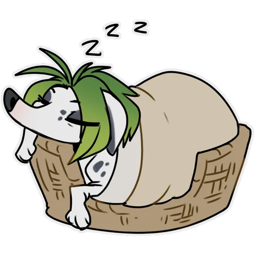 😪 Стикер «Arya the dog» для Telegram