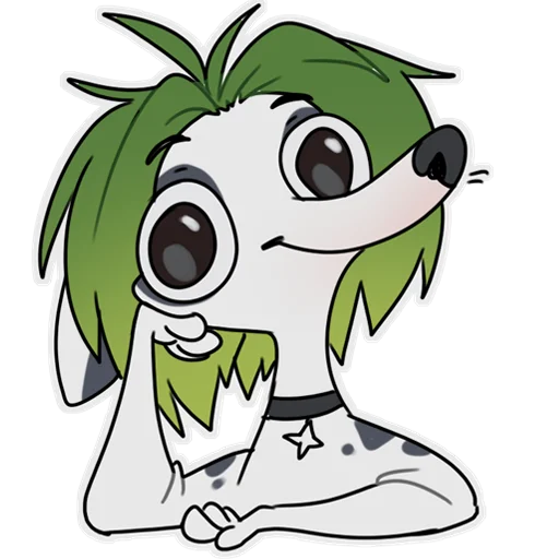 🙃 Стикер «Arya the dog» для Telegram