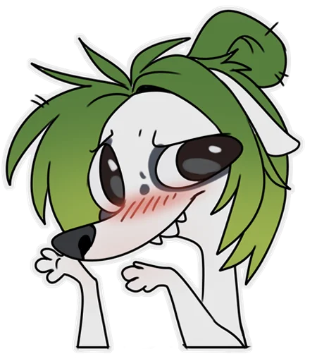 🫢 Стикер «Arya the dog» для Telegram
