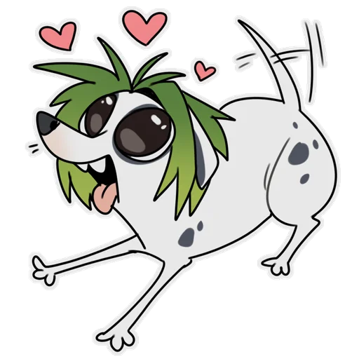 😍 Стикер «Arya the dog» для Telegram