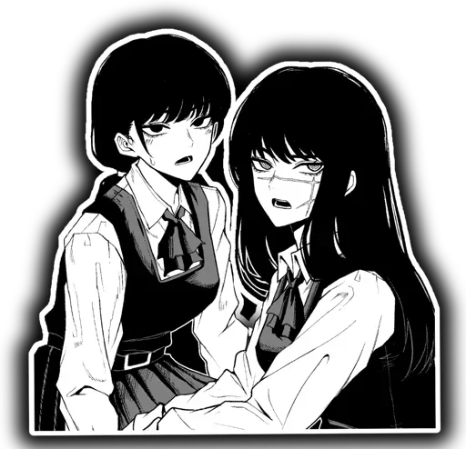 😍 Стикер «Asa Mitaka & Yoru (CSM)» для Telegram