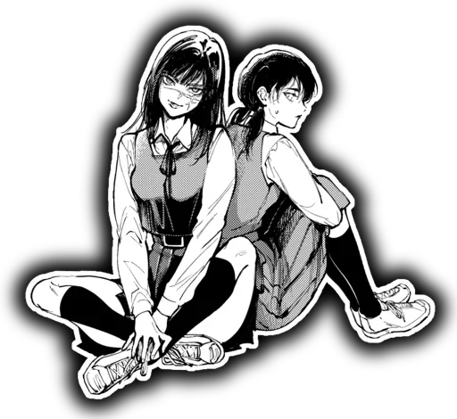 😍 Стикер «Asa Mitaka & Yoru (CSM)» для Telegram