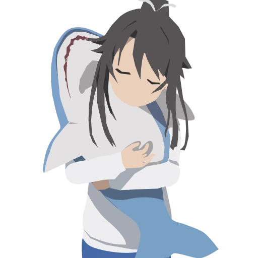 🦈 Стикер «anime emotions» для Telegram