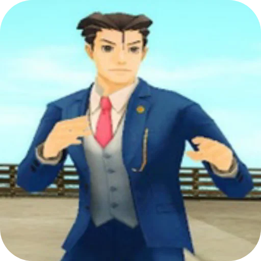 👍 Стикер «Ace Attorney» для Telegram