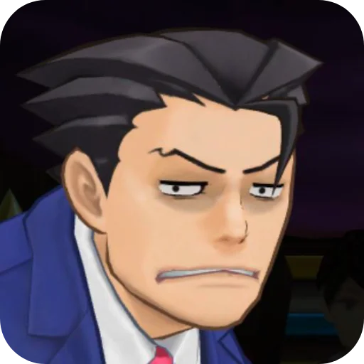 👍 Стикер «Ace Attorney» для Telegram