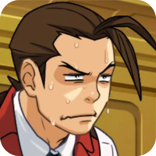 👄 Стикер «Ace Attorney» для Telegram
