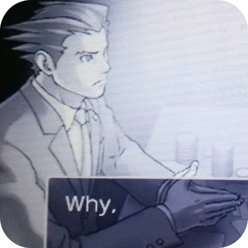 🧥 Стикер «Ace Attorney» для Telegram