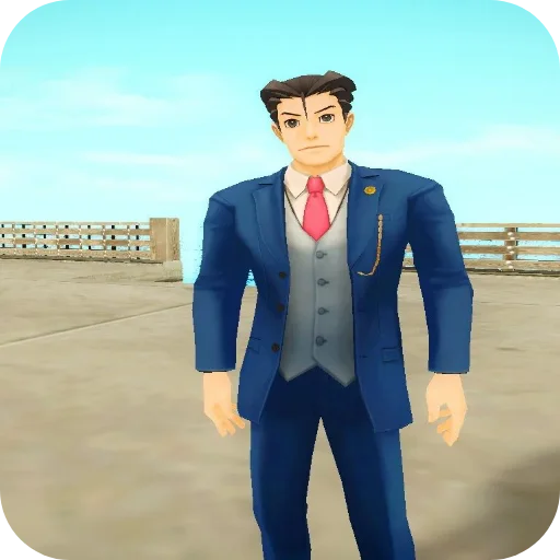 🧍 Стикер «Ace Attorney» для Telegram