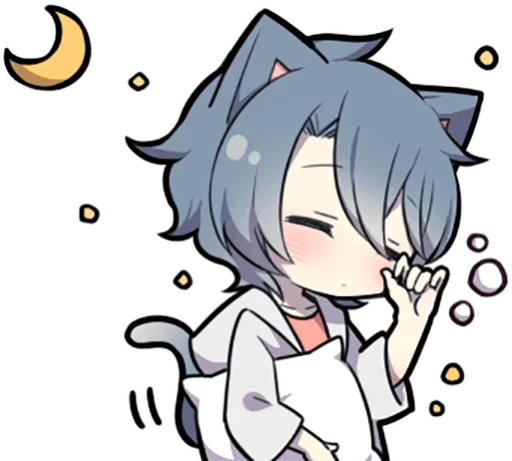 🌙 Стикер «Ash Kitten» для Telegram
