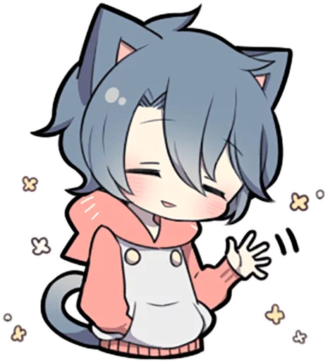 👋 Стикер «Ash Kitten» для Telegram