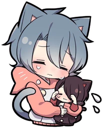😭 Стикер «Ash Kitten» для Telegram