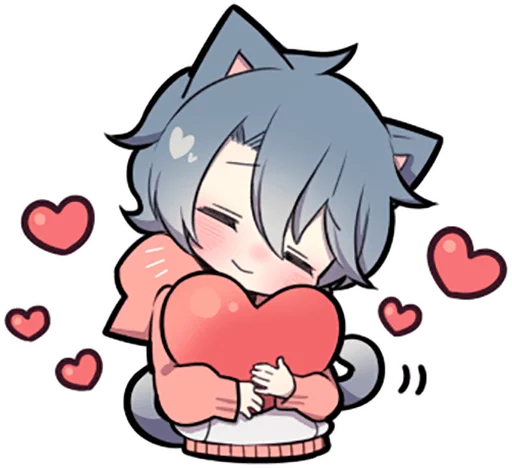 💙 Стикер «Ash Kitten» для Telegram