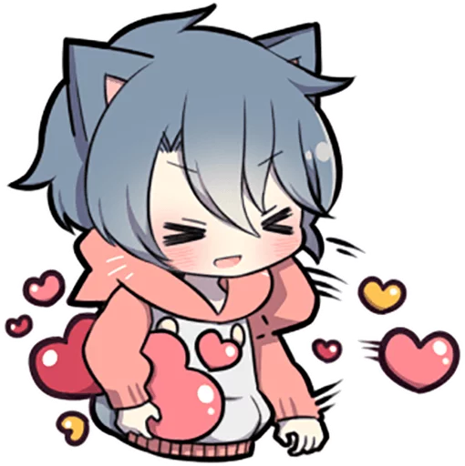💙 Стикер «Ash Kitten» для Telegram