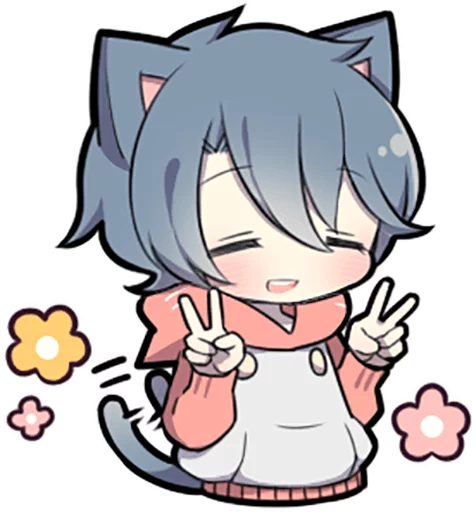 ✌ Стикер «Ash Kitten» для Telegram