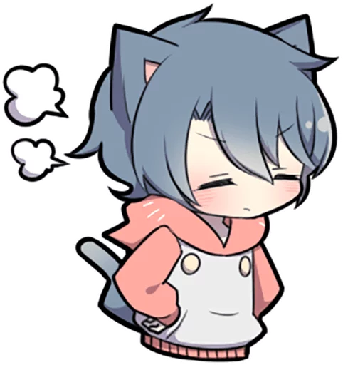 😤 Стикер «Ash Kitten» для Telegram