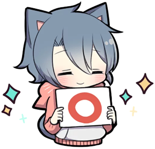 ⭕ Стикер «Ash Kitten» для Telegram