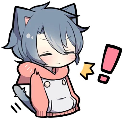 ❗ Стикер «Ash Kitten» для Telegram