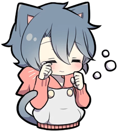 😪 Стикер «Ash Kitten» для Telegram